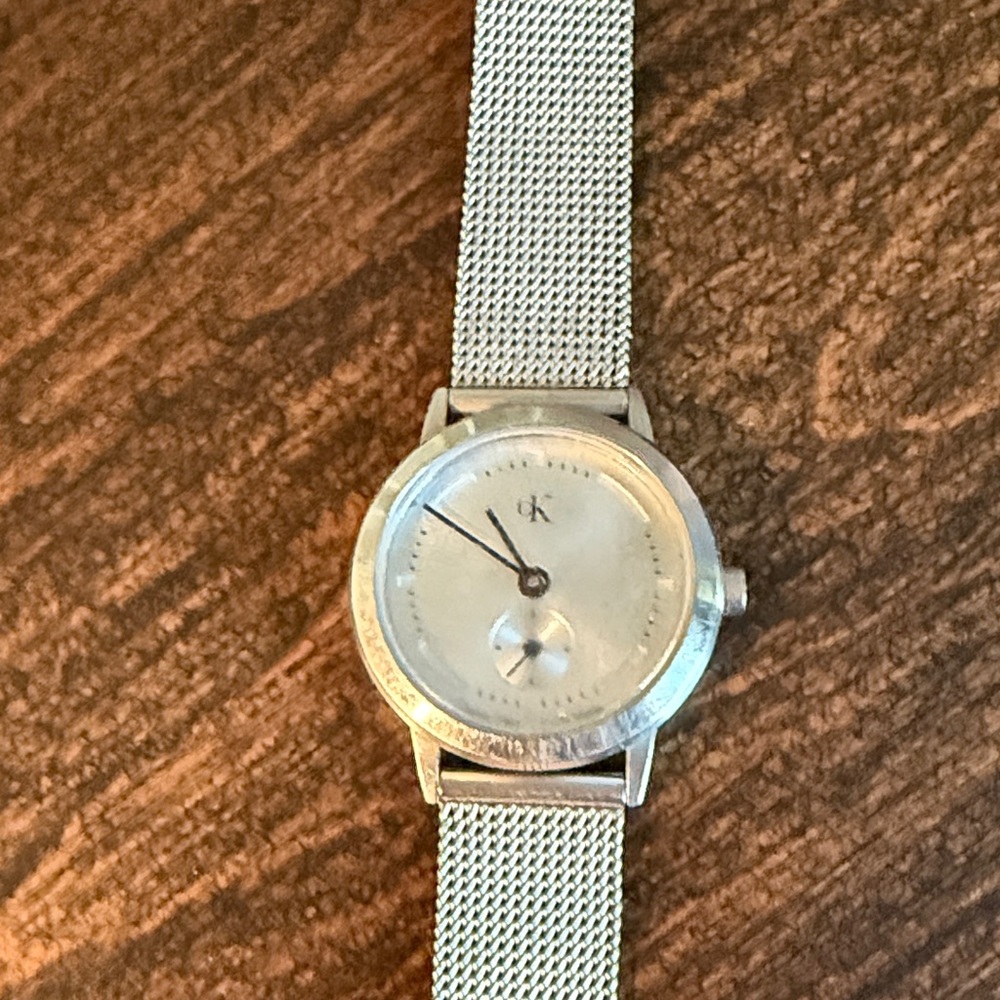 Calvin Klein Silver Mesh Women's Watch